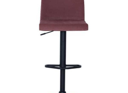 Modern Pink Chair Designer Bar Stool Textile Stylish Luxury Furniture Stool